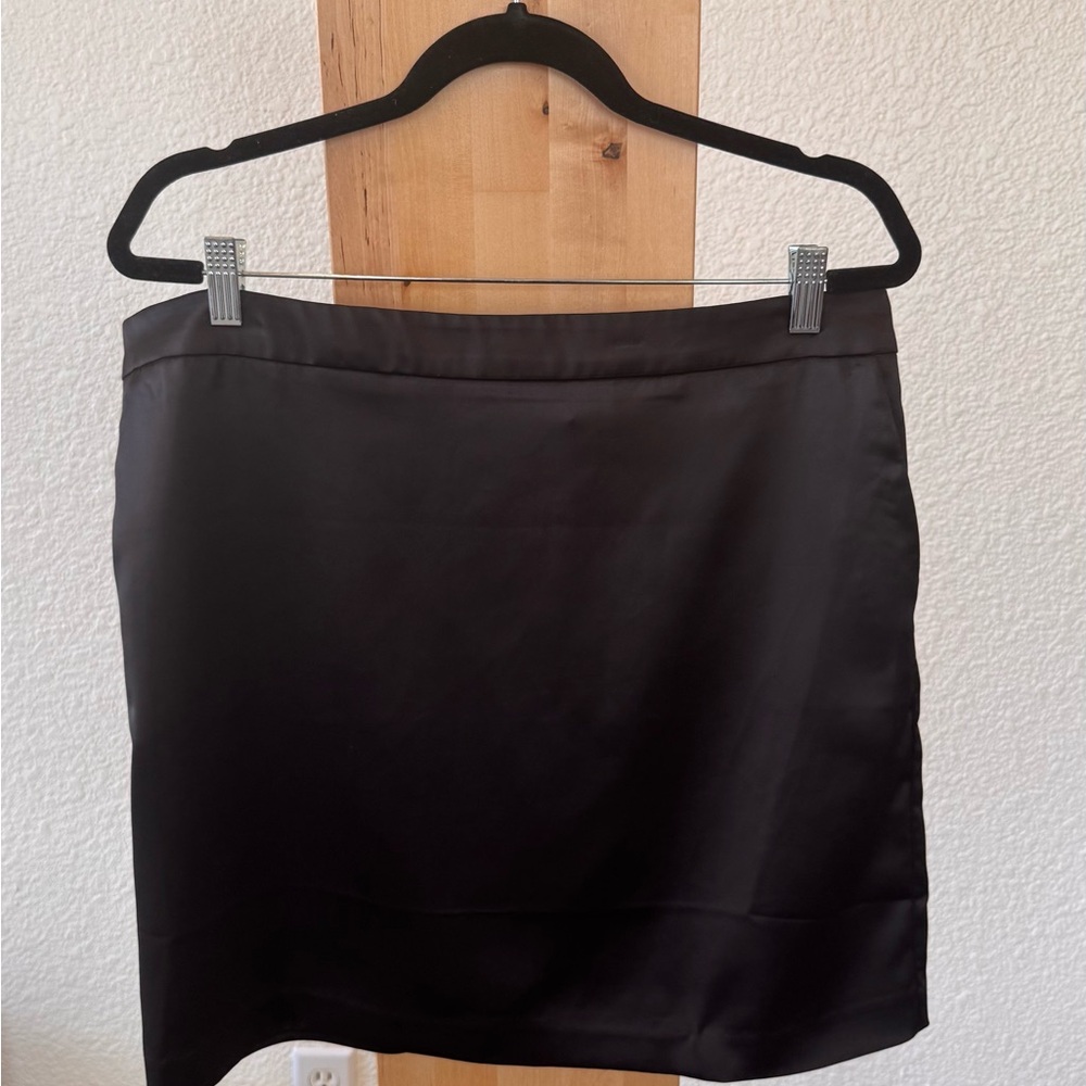 Eloquii Classic Black Mini Skirt